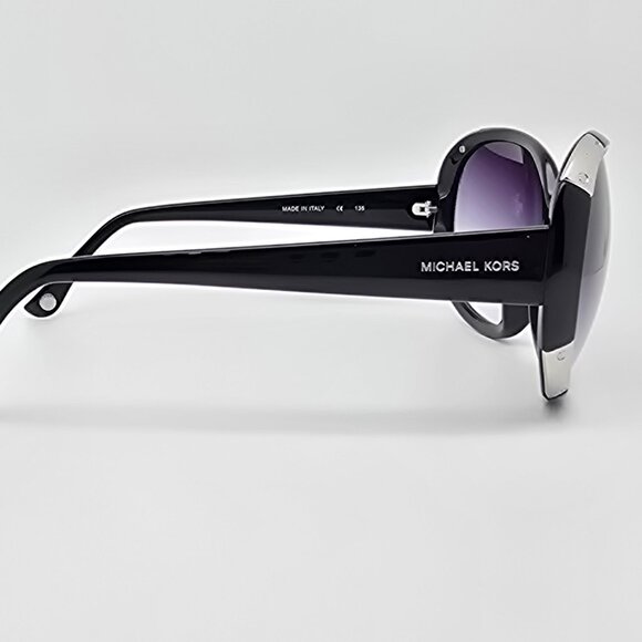 Michael Kors MKS205 Beverly Hills Black Frame Grey Gradient Lens Sunglasses 59mm main image 12